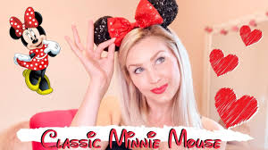 clic minnie mouse inspired makeup