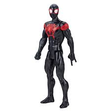 These models are inspired by marvel's character and designed by lorenzo di. Spider Man Into The Spider Verse Titan Hero Series Miles Morales With Titan Hero Power Fx Port Walmart Com Walmart Com