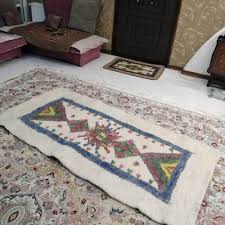 iranian handmade wool felt rug model