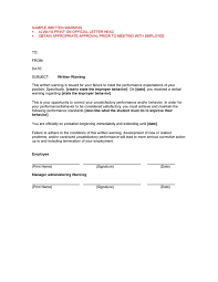 49 professional warning letters free