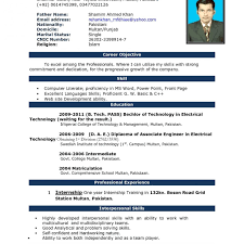 Best Sample Resume Download For Freshers Engineers Pdf Free