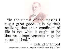 Quotations of Leland Stanford via Relatably.com