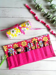 how to sew a make up brush holder sew