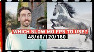 what frame rate to use for slow motion