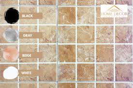 what color grout with beige tile