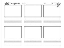 our free storyboard template