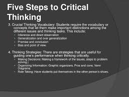   Steps to Improving Thinking Canadian Management Centre