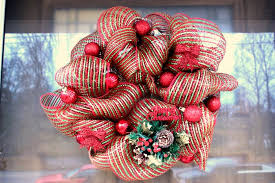 Browse and explore mesh ribbon on topwealthinfo.com! Mini Christmas Deco Mesh Wreath Tutorial Big Bear S Wife