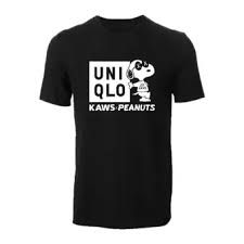 Kaws X Peanuts Uniqlo Streetwear Tshirt 100 Cotton Mens T Shirts Christmas Gift