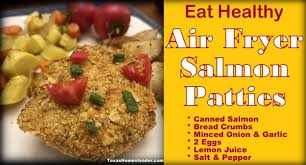 how to make air fryer salmon patties