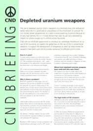 Du shells are atrocious radioactive weapons, which must never be allowed to use. Depleted Uranium