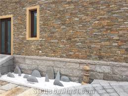 Brown Yellow Rust Slate Wall Cladding