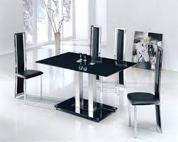Small Black Glass Dining Table Jet Glass Dining Table And 6 Chairs