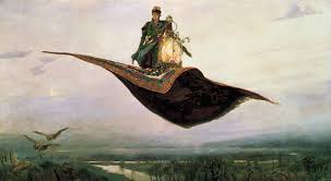 history of the magical flying carpets