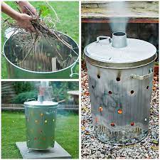 waste burner garden rubbish fire bin