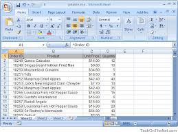 ms excel 2007 how to create a pivot table