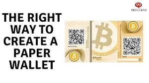 Paper wallets are in the form of qr codes which are printed on paper. 5 Steps To Creating An Ultra Secure Bitcoin Paper Wallet 2021 Updated