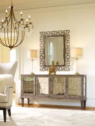 Beautiful Console With Aged Mirrors Designs By Millennium