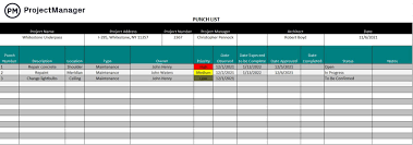 project management excel templates