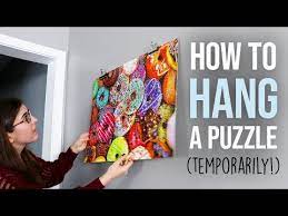 To Hang A Jigsaw Puzzle Temporarily