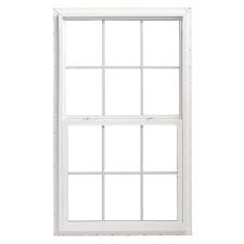 Thermastar By Pella Vinyl New Construction White Exterior Single Hung Window Rough Opening 32 In X 48 In Actual 31 5 In X 47 5 In At Lowes Com