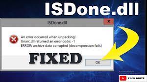 isdone dll error fix windows 11 10 8