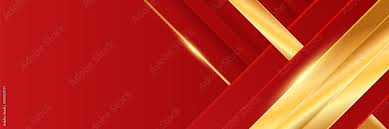 Abstract Red And Gold Colorful Vector