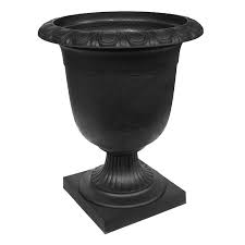 crescendo slate recycled rubber urn