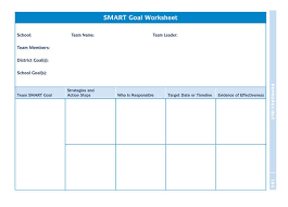 Easily visualize your excel data. Free Smart Goals Worksheets Templates Excel Word