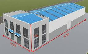 Prefabricated Warehouse Building 20m X