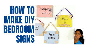Each kids door sign is personalized just for you. How To Make Bedroom Door Signs Youtube
