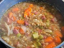 lentil ham soup recipe