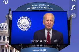 Joe biden addressed the country on jan. Biden Plans Inauguration Day Snapchat Lens Alongside Locked Down Live Event The Verge