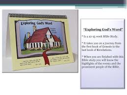 Exploring Gods Word Is A Week Bible Study Ppt Download