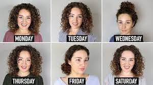 a week with curly hair wash day