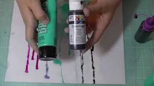 high flow acrylic inks tutorial