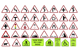 traffic road signs meanings in the