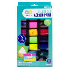 Go Create Acrylic Deluxe Premium Paint Set 24 Pack