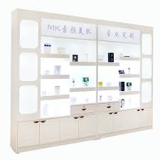 luxury cosmetic display stand modern