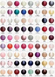 Twinnie Queens Nail Care Polish Gelish 72 Colors Chart In