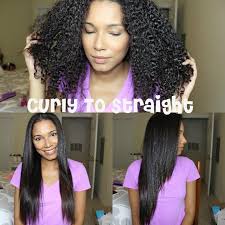 The result won't be as straight as a flat iron could make, but your hair. How To Straighten Curly Hair No Blow Drying Youtube