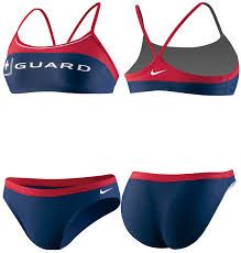 Nike Lifeguard Sport Top 2 Piece Swimsuit Tfss0048 Female