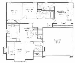 Plan 1246 Front To Back Split Level Home