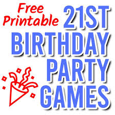 best 21st games free printables for