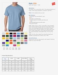 Hanes T Shirt Size Chart T Shirts Design Concept