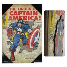 Captain America Origins Comic Cover 3d