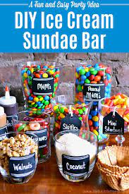 diy ice cream sundae bar tips