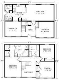 Sample 2 Storey House Floor Plan gambar png