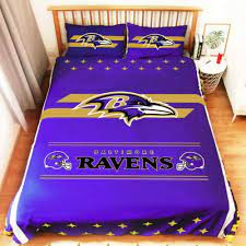 Baltimore Ravens 3pcs Bedding Set Duvet