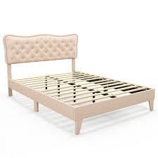 Double King Size Bed Frame With On